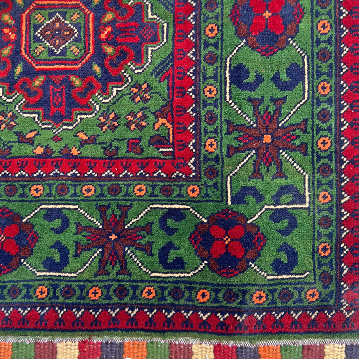 Zamrud Khal Mohammadi, one-of-a-kind Afghan rug — detail