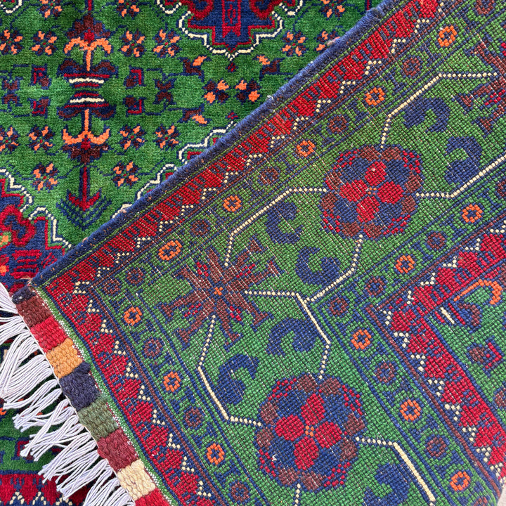 Zamrud Khal Mohammadi, one-of-a-kind Afghan rug — additional view