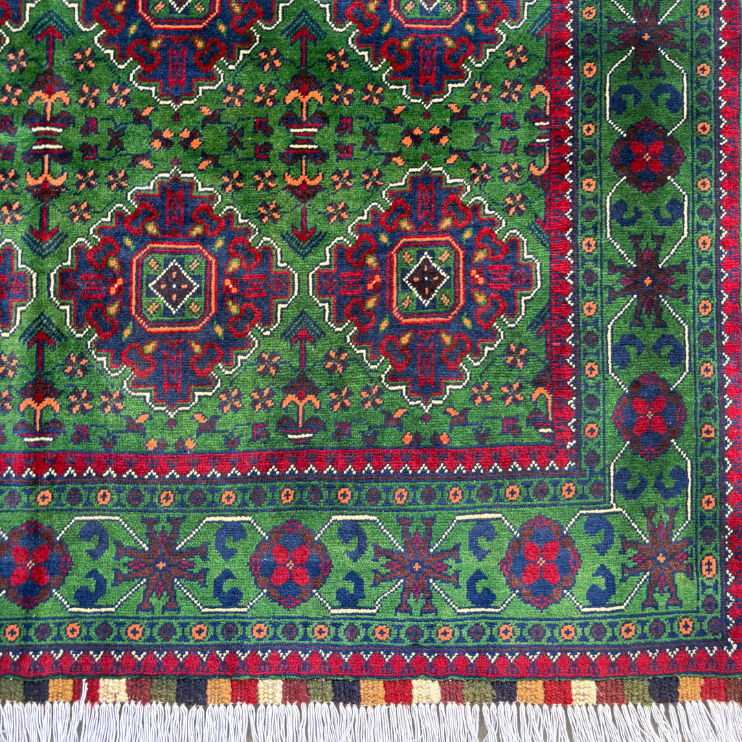 Zamrud Khal Mohammadi, one-of-a-kind Afghan rug — additional view