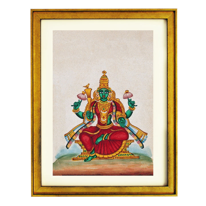 Goddess Parvati's Grace Art Print