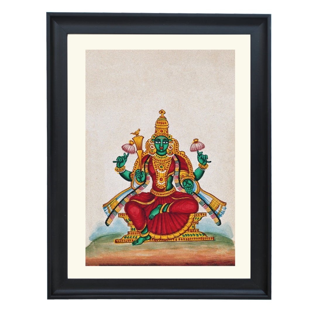 Goddess Parvati's Grace Art Print