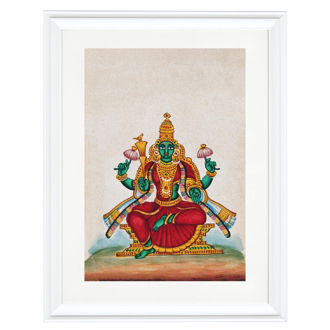 Goddess Parvati's Grace Art Print