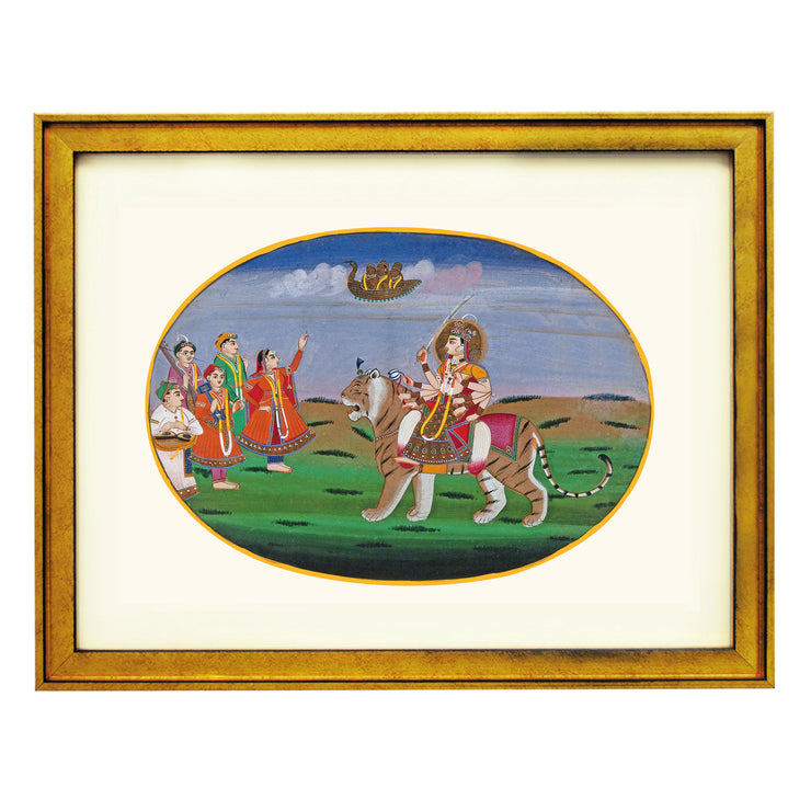 Goddess Durga's Divine Assembly Art Print