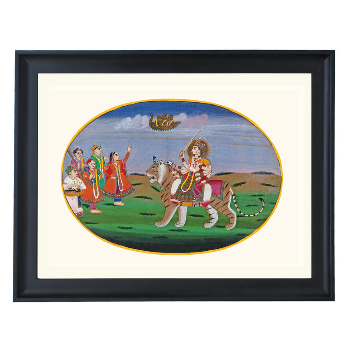 Devi Durgas Divine Grace Art Print