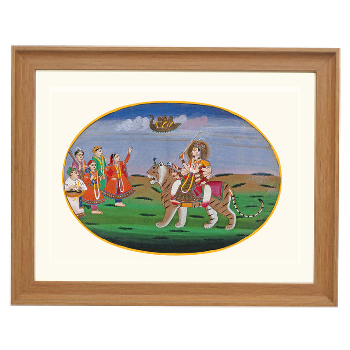 Devi Durgas Divine Grace Art Print