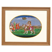 Devi Durgas Divine Grace Art Print