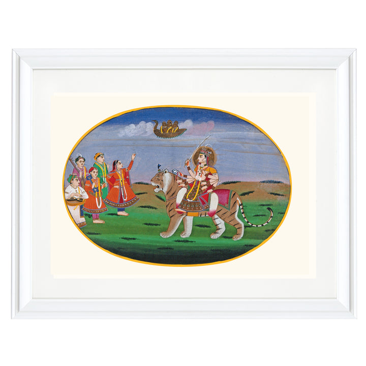 Devi Durgas Divine Grace Art Print