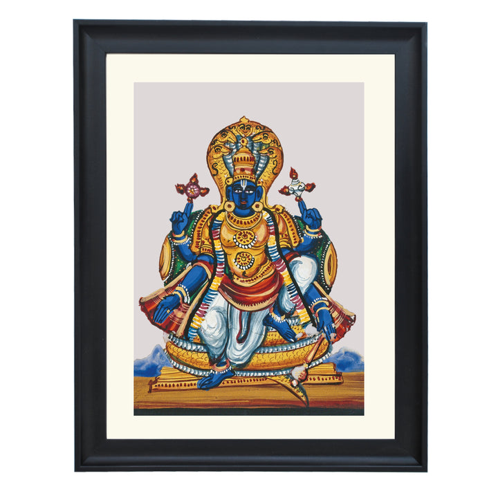 Vishnu- the preserver of the universe Art Print