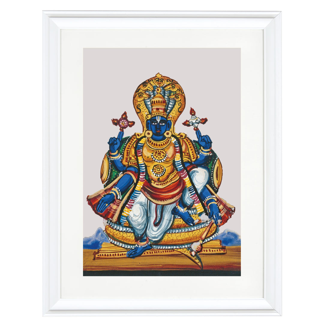 Vishnu- the preserver of the universe Art Print