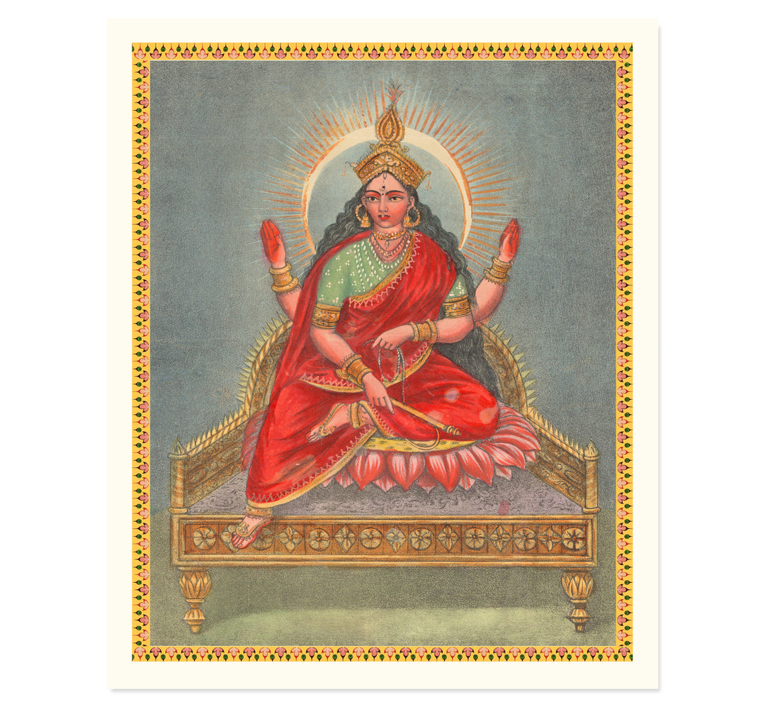 Goddess Bhuvaneshwari Art Print