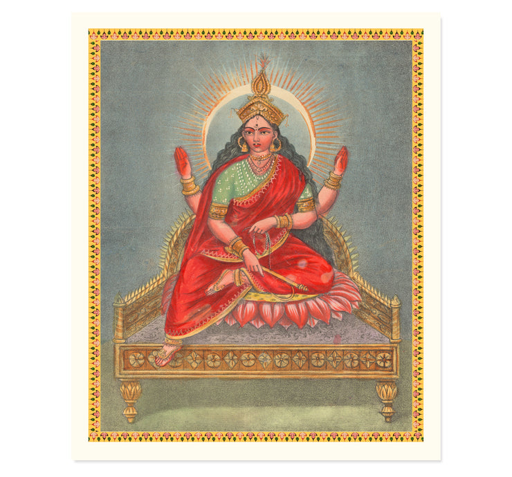 Goddess Bhuvaneshwari Art Print