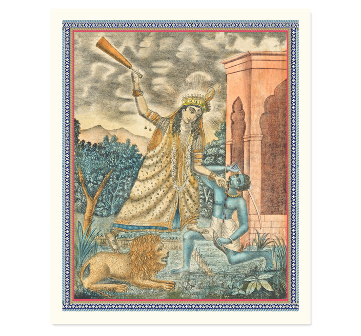 Goddess Bagalamukhi Art Print