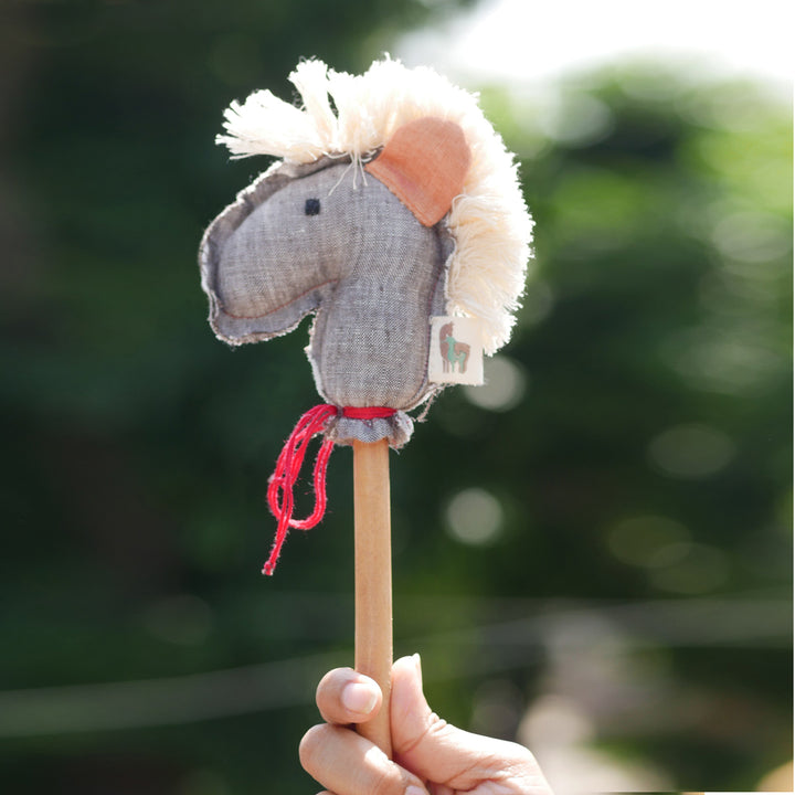 Horse on stick