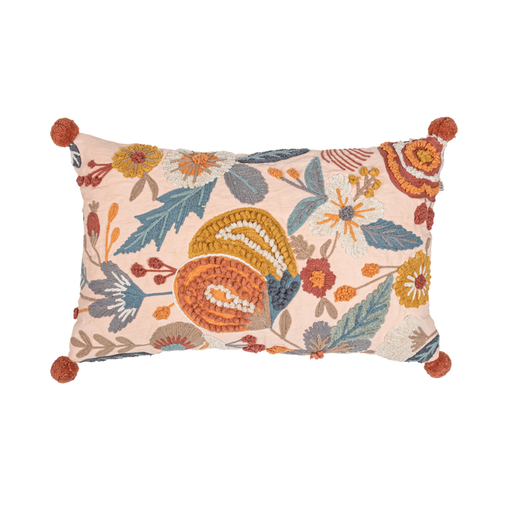 EMBROIDERED - PILLOW COVER