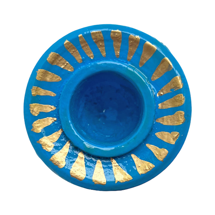 Kashmiri Hand Painted Candle Stand