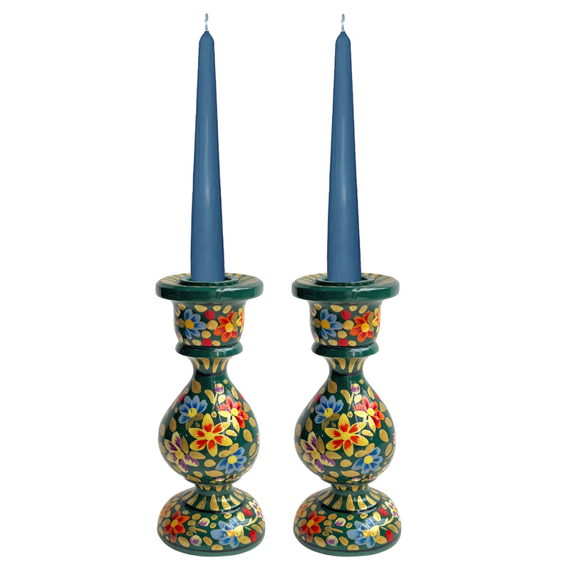 Kashmiri Hand Painted Candle Stand