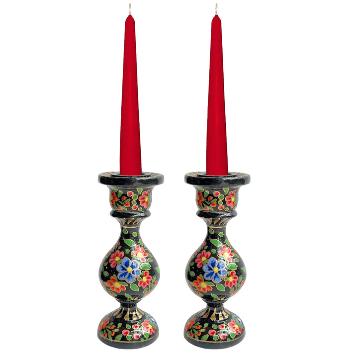 Kashmiri Hand Painted Candle Stand