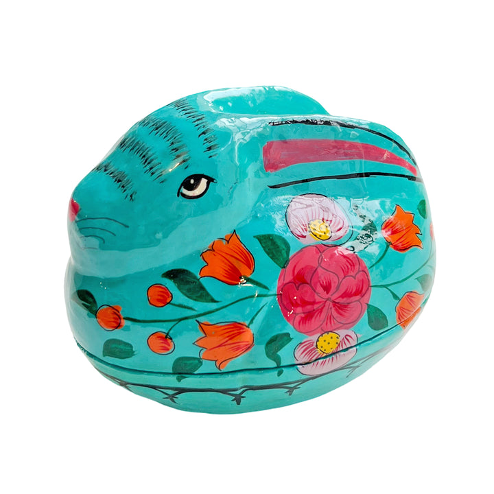 Kashmiri Hand-Painted Rabbit Box
