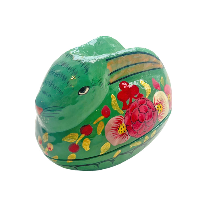 Kashmiri Hand-Painted Rabbit Box