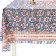 Ivy Table Cover - Bright Blue