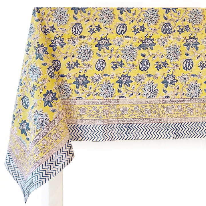 Ivy Table Cover - Sunshine Yellow