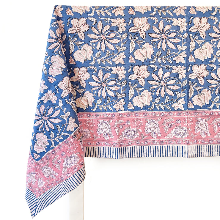 Ivy Table Cover - Cornflower Blue