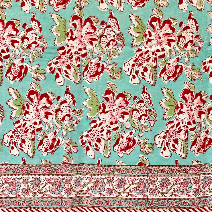 Ivy Table Cover - Turquoise