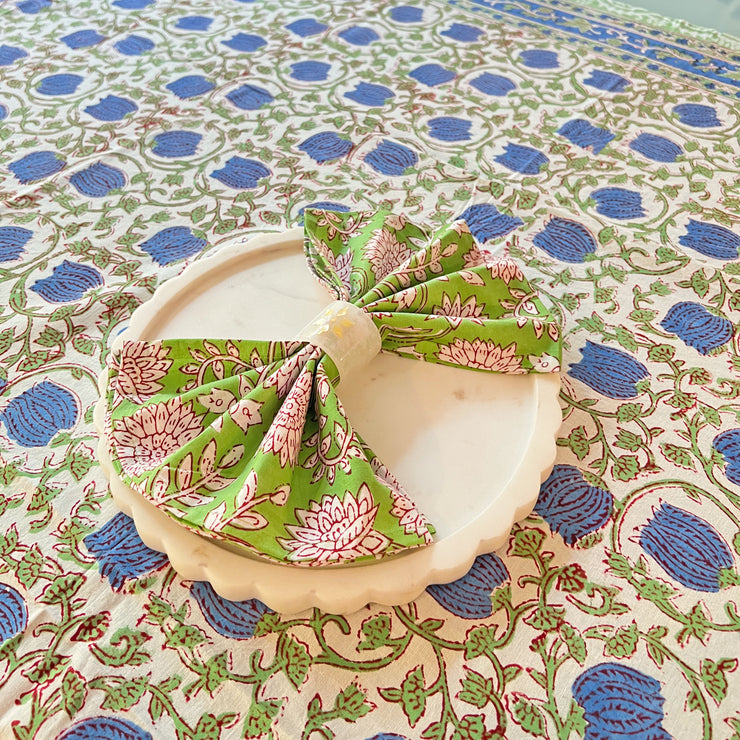 Ivy Table Cover - Periwinkle