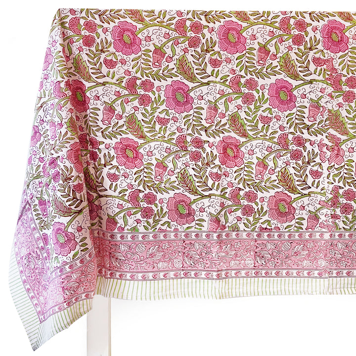 Ivy Table Cover - Petal Pink