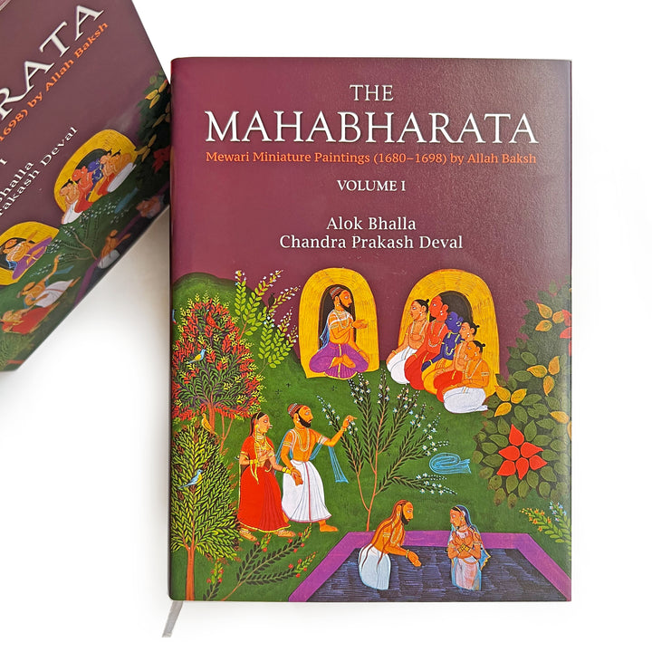 The Mahabharata: Mewari Miniature Paintings (1680-1698) Book