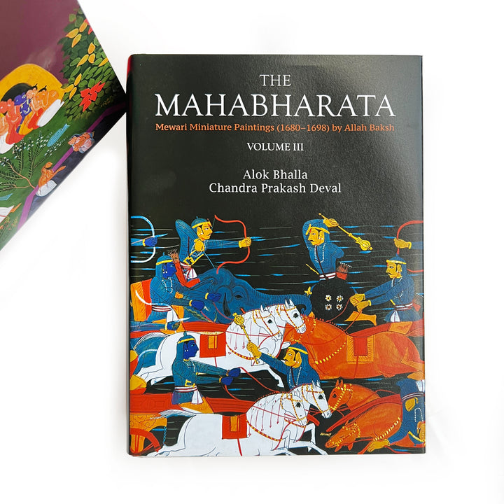 The Mahabharata: Mewari Miniature Paintings (1680-1698) Book