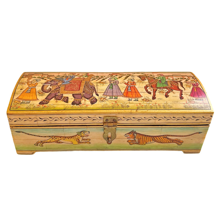 Hand-painted Bone Inlay Box