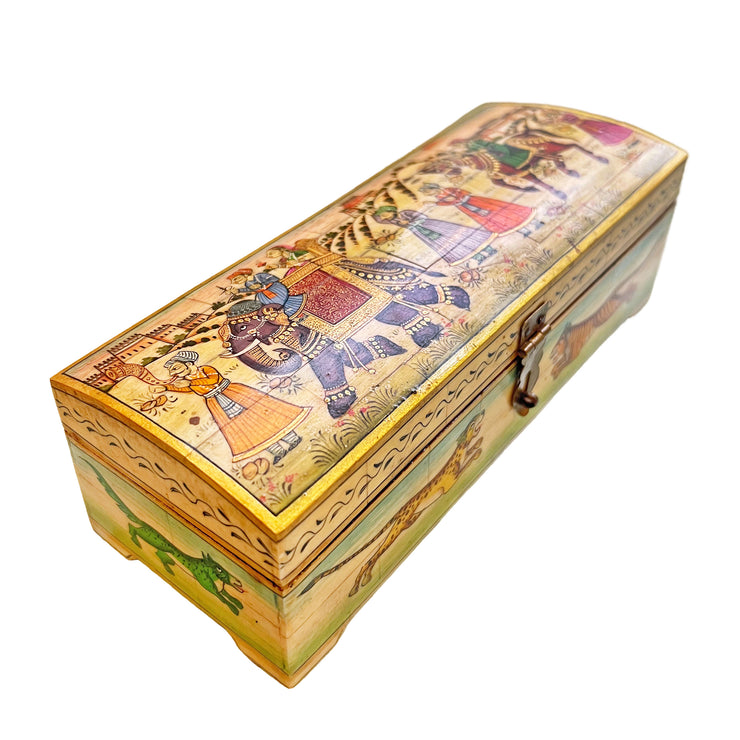 Hand-painted Bone Inlay Box