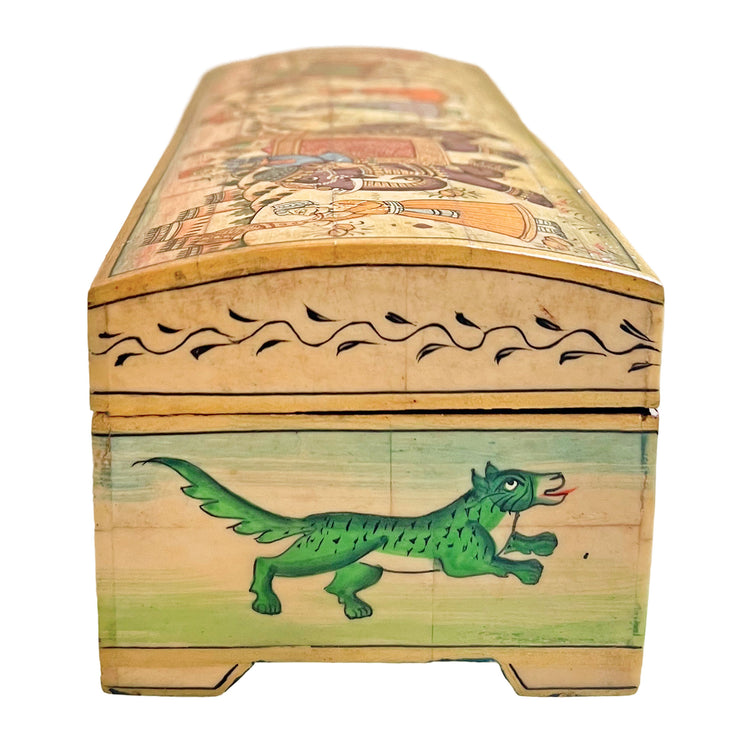 Hand-painted Bone Inlay Box