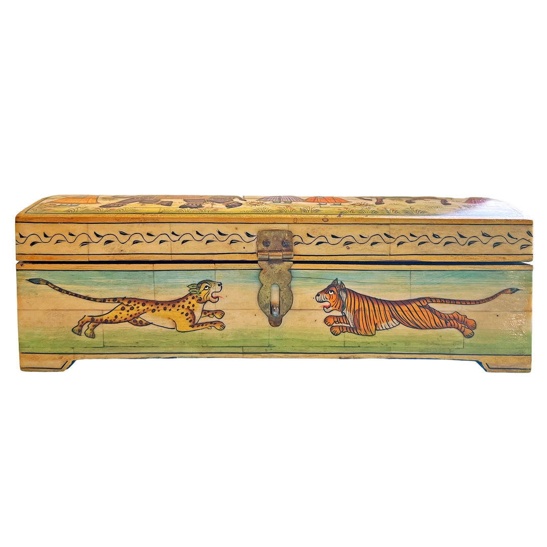 Hand-painted Bone Inlay Box