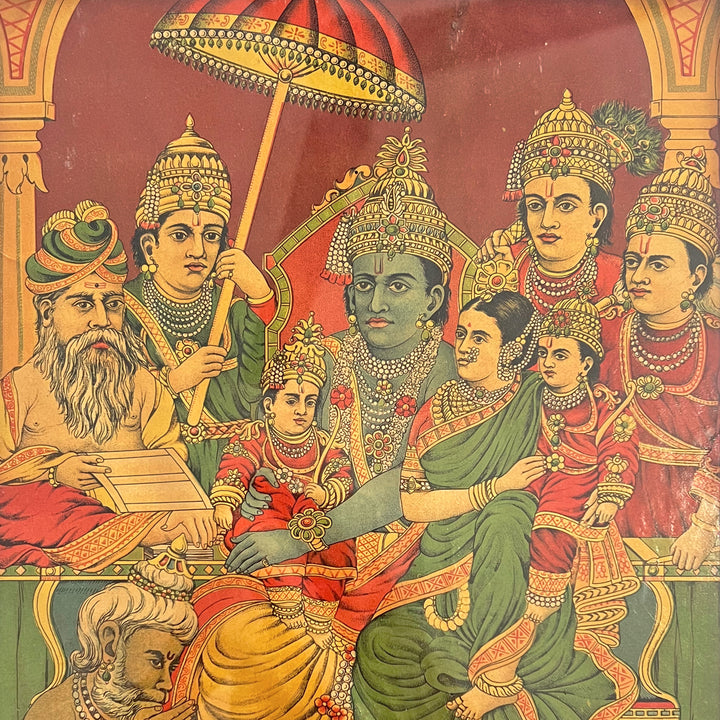 Uttara Ram Charitra Lithograph Early 1900