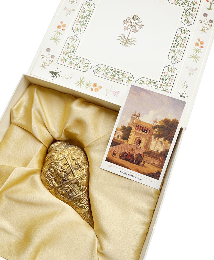 Brass Conch Shell Gift Box