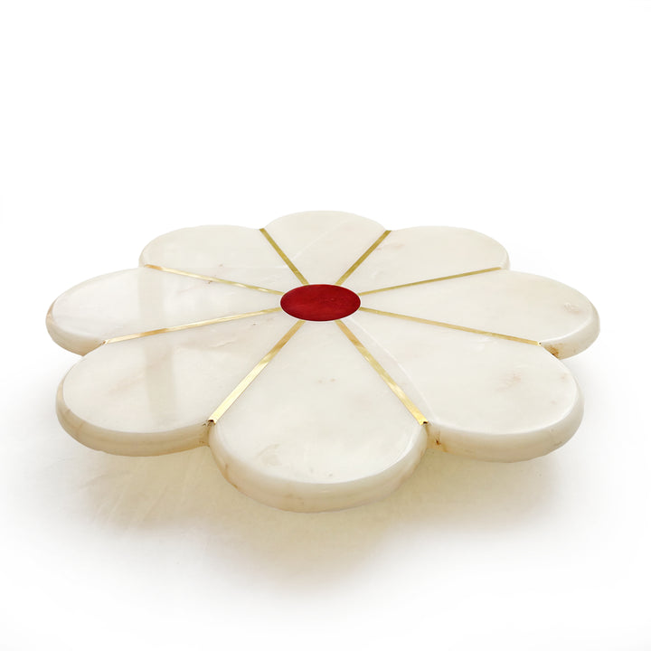 MARBLE INLAY LAZY SUSAN