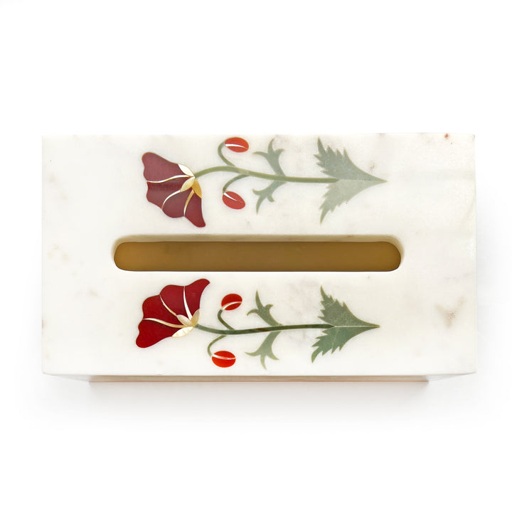 MARBLE INLAY TISSUE BOX