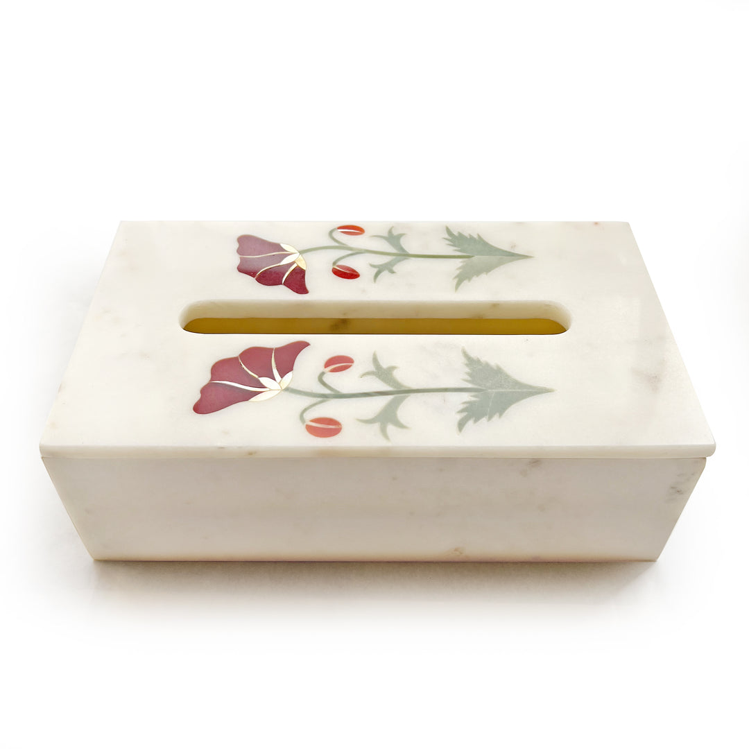 MARBLE INLAY TISSUE BOX