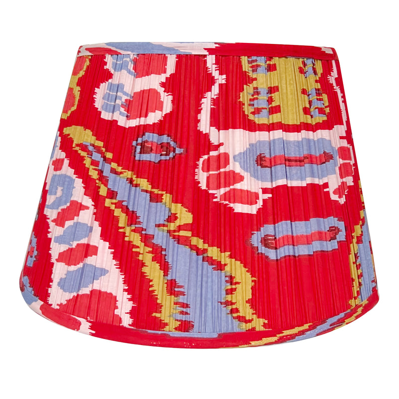 Alina Red Ikat Lampshade