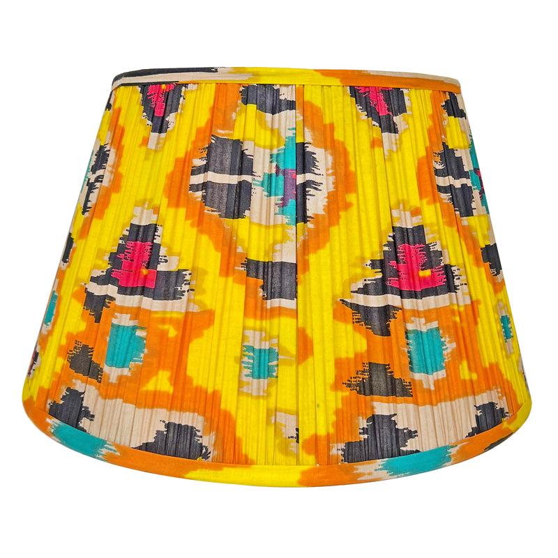 Sariq Yellow Ikat Lampshade