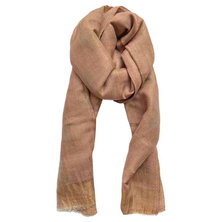 Blush Zari Woven Stole