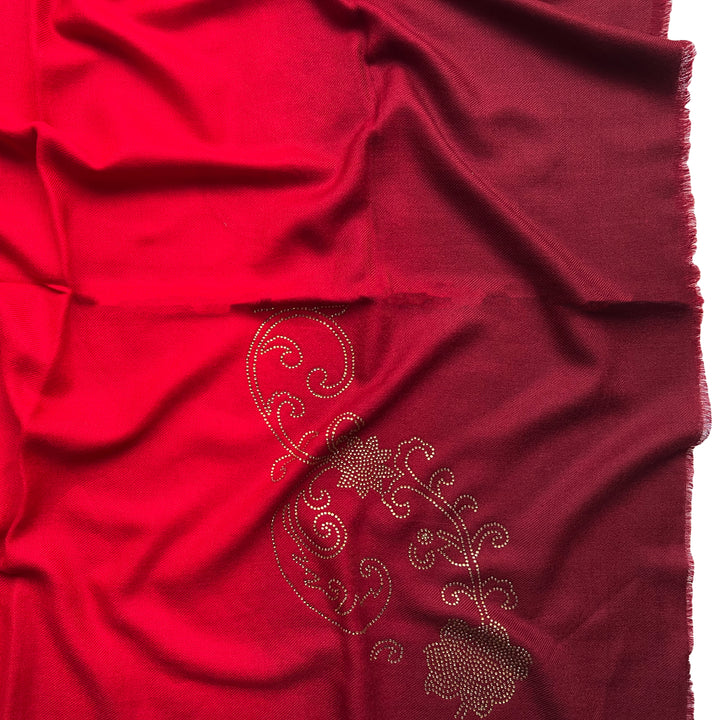 Ruby Swarovski Stole