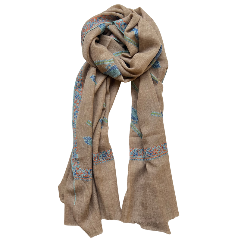 Hand Embroidered Pashmina Stole