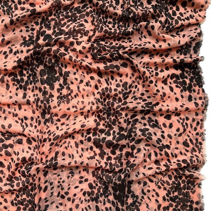Pink Spotted Shawl