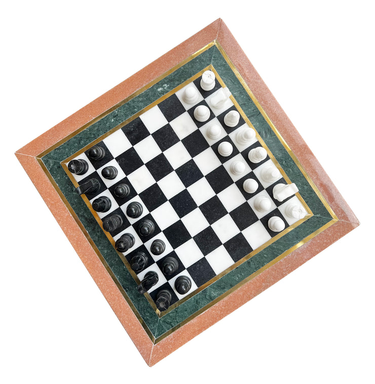 Handcrafted Marble Chess Game