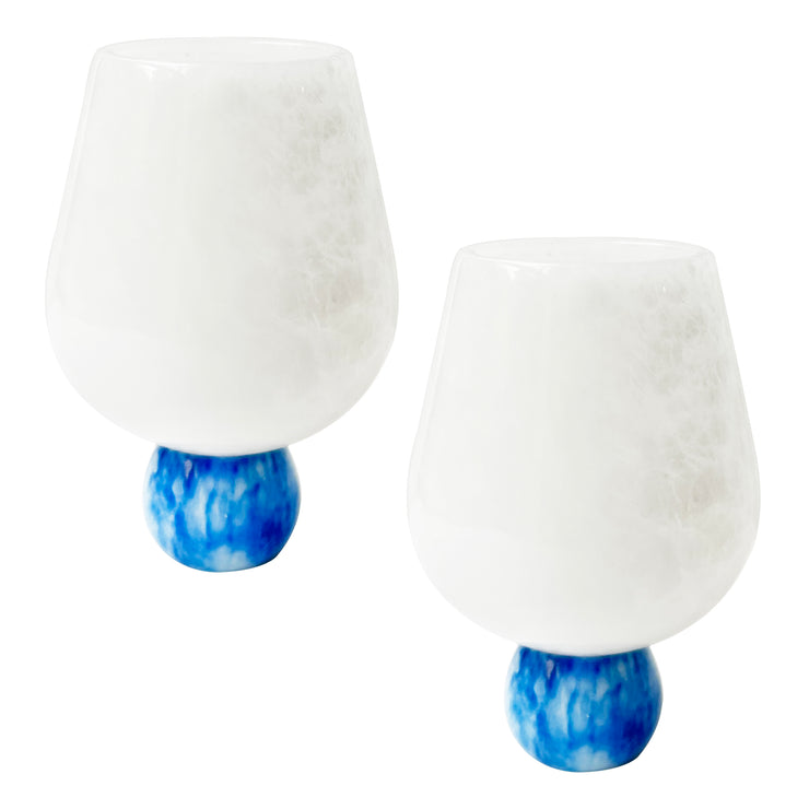 Marble Wine Goblets