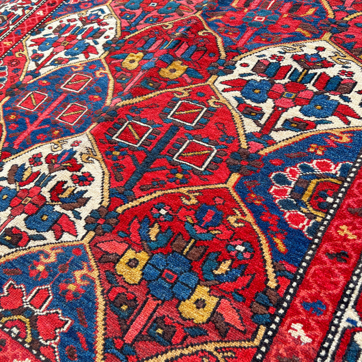 Red Bakhtiari One-OF-A-Kind-Afghan Rug