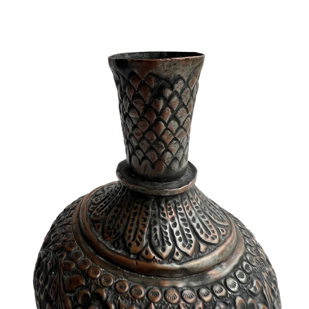 Vintage Copper Surahi Vase